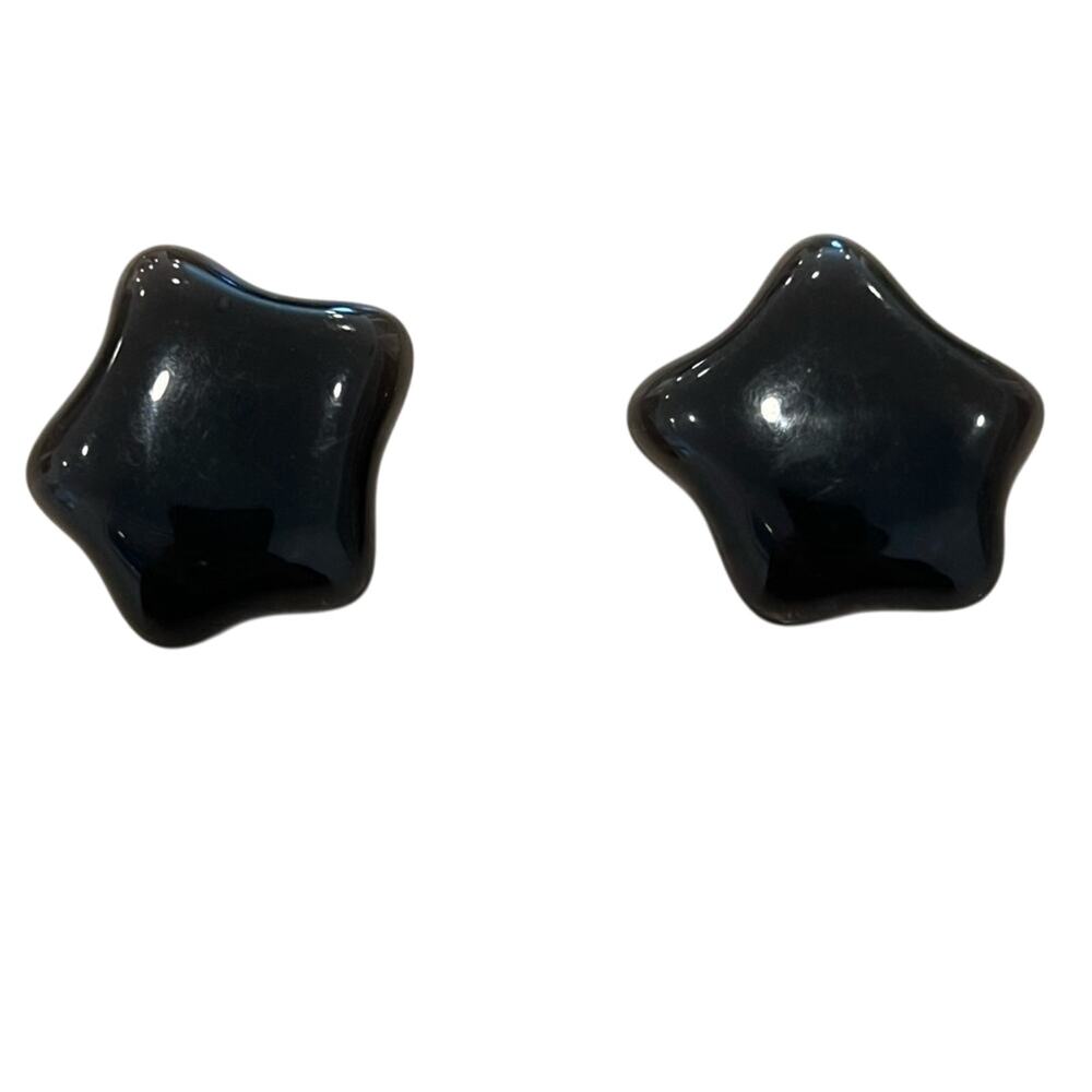 Vintage Liz Claiborne star clip earrings